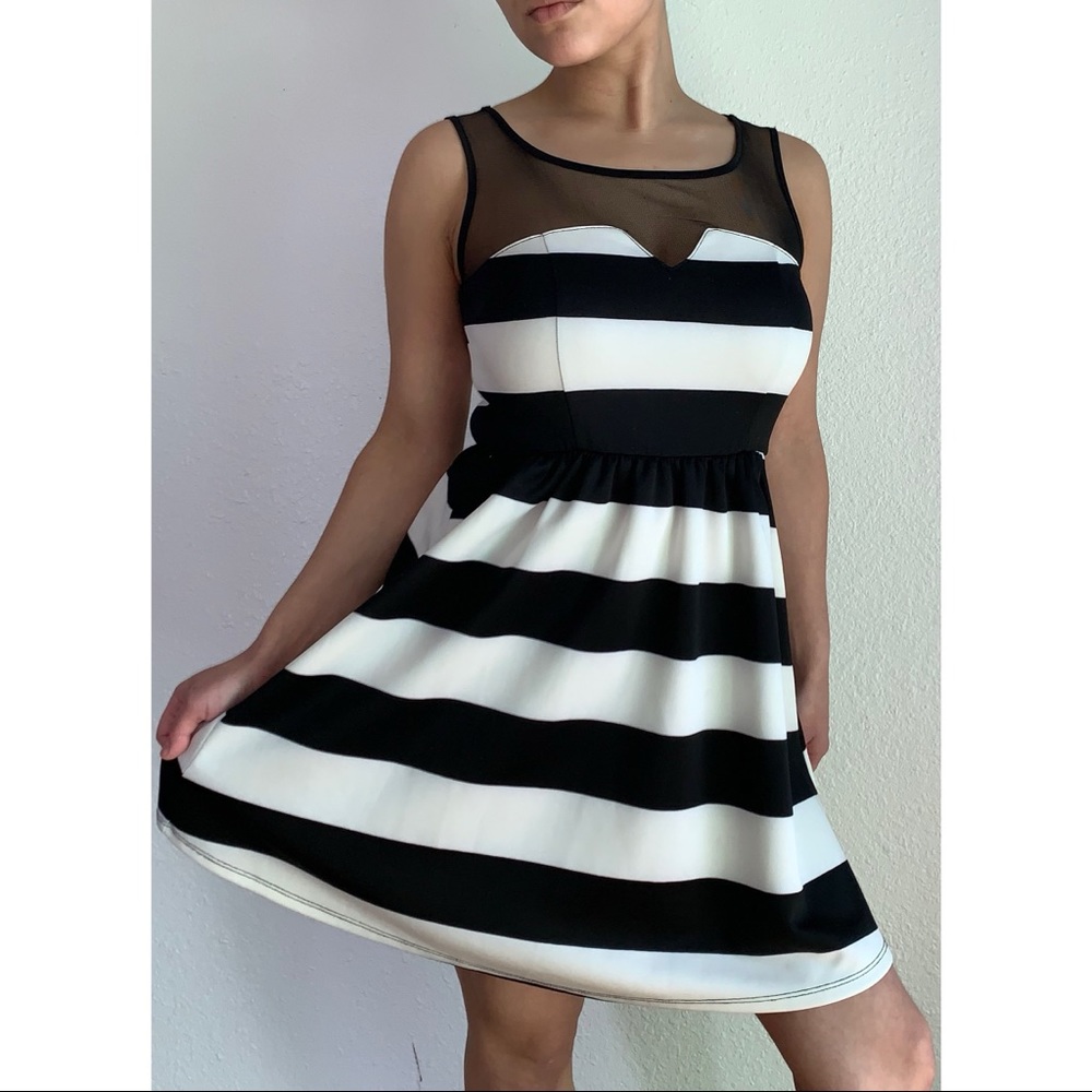 Black and White Dress
